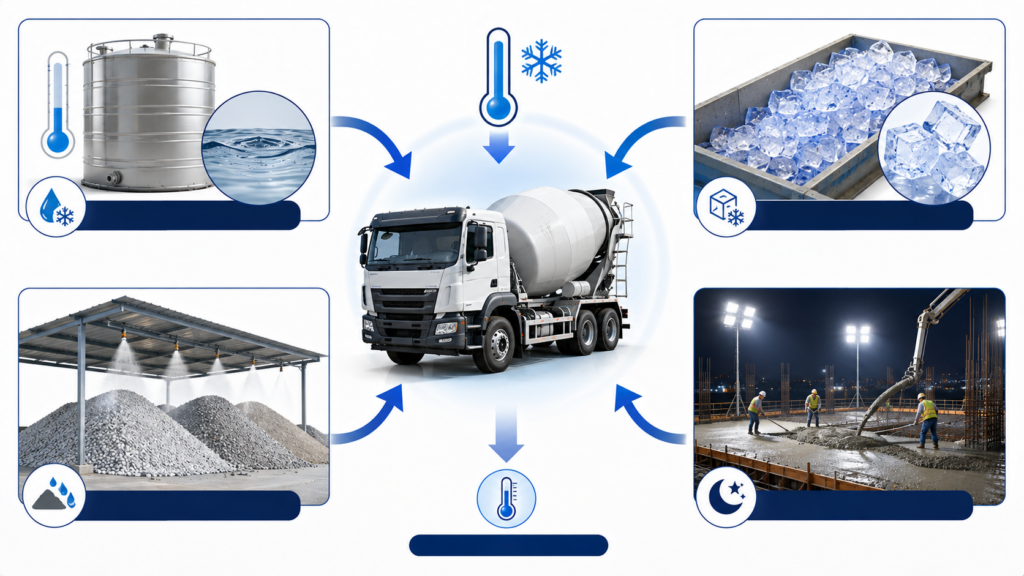 수화열 제어 방법 3 concrete precooling methods.webp