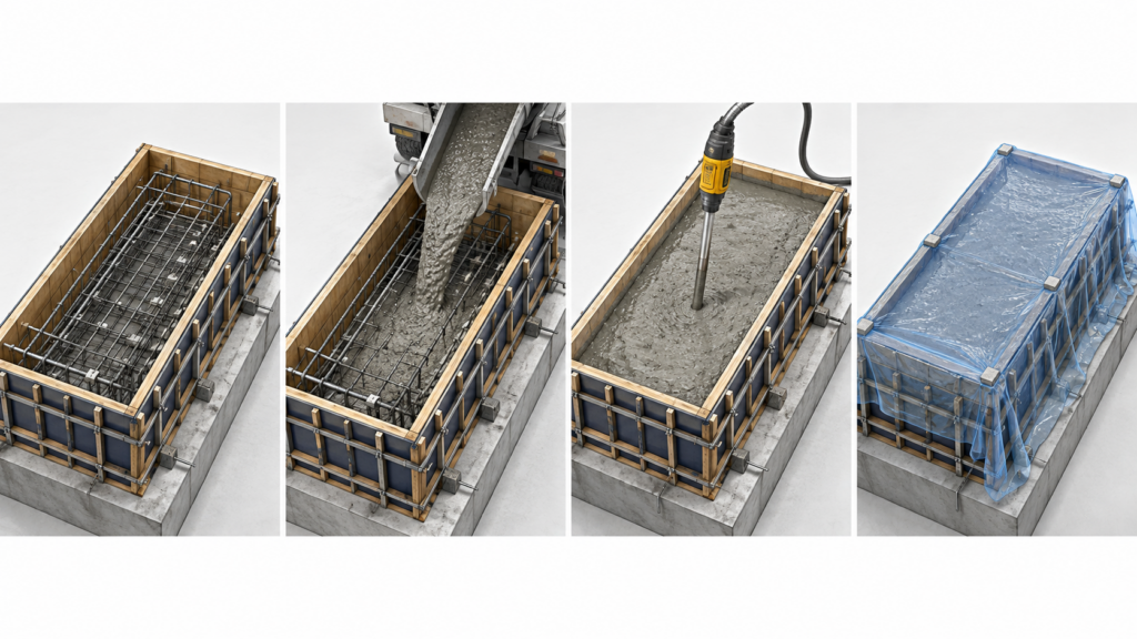 철근 콘크리트 구조 설계 3 construction quality process.webp