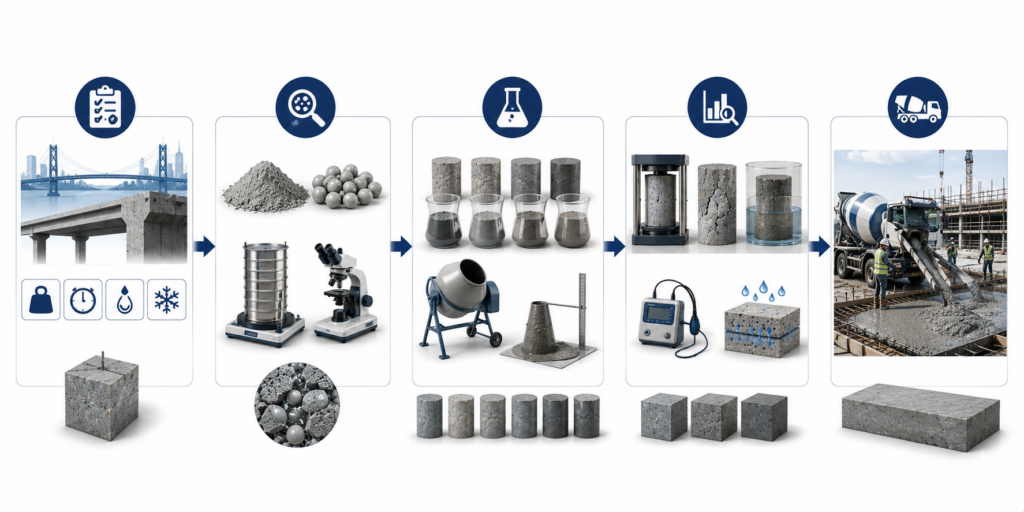 플라이애시 치환율에 따른 특성 5 fly ash trial mix process.webp