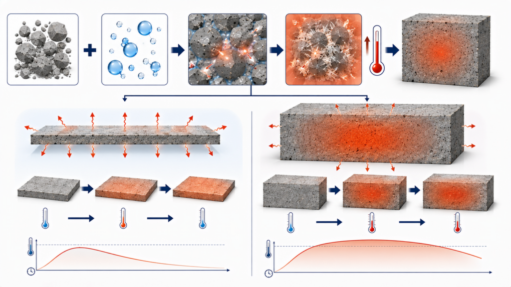 수화열 제어 방법 1 hydration heat generation.webp