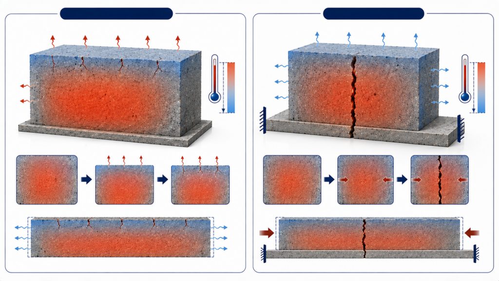 수화열 제어 방법 2 thermal crack types.webp