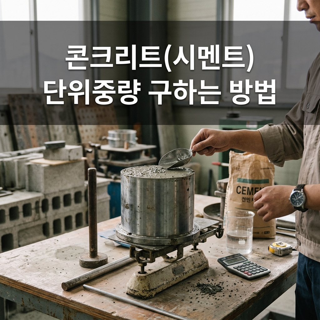 Main 7 ai thumbnail photography 콘크리트시멘트 단위중량 구하는 방법 1785607040