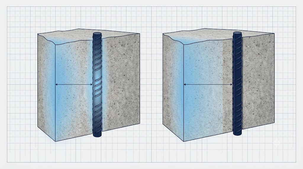 염해 환경에서 피복두께 설계 기준 1 cover thickness chloride penetration.webp