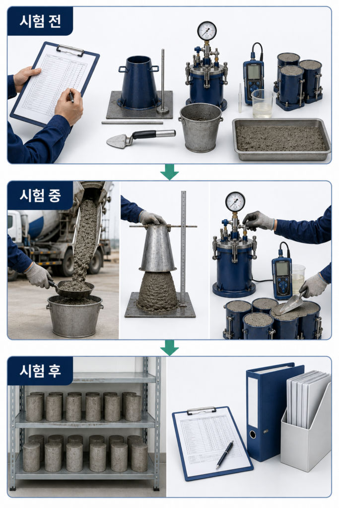 레미콘 현장 품질검사 순서 5 quality control checkpoints.webp